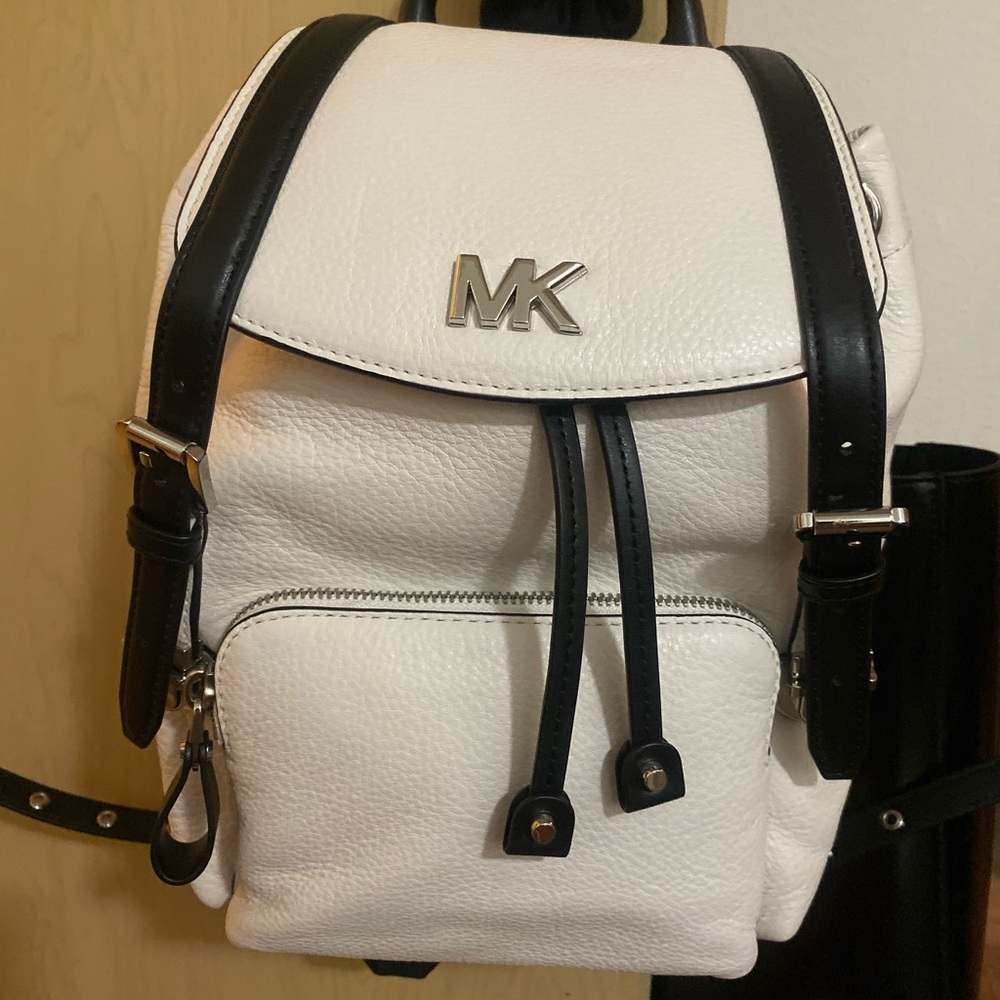 Michael kors beacon nylon leather backpack